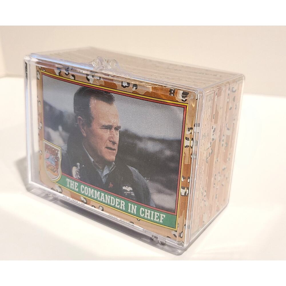 Topps Desert Storm 1991 Series 1 Complete Set 88 Cards Brown Logo No Stickers